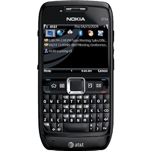 Nokia E71x Phone, Black (AT&T)