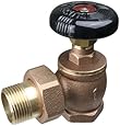 Plumbers Overstock UV35006 Brass Steam Radiator Angle Valve, 1-1/4"