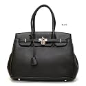 London Black Office Tote