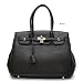 London Black Office Tote