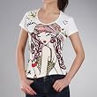 Jessie G. Women's Printed Scoop Neck Tee