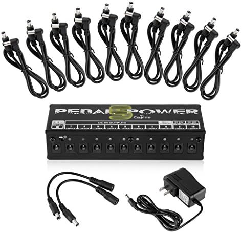 Floureon NEW 10 Isolated Output 9V 12V 18V Guitar Effect Pedal Power Supply