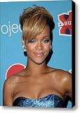 Rihanna In Attendance For Pepsi Refresh Canvas Print / Canvas Art - Artist Everett