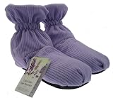 Cozy Toes Microwavable Feet Warmers - Lilac Slippers
