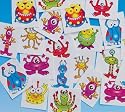 Friendly Monster Temp Tattoos (144/PKG)