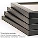 Craig Frames 1WB3BK 13 by 19-Inch Picture Frame 4-Piece Set, Smooth Finish, 1-Inch Wide, Black