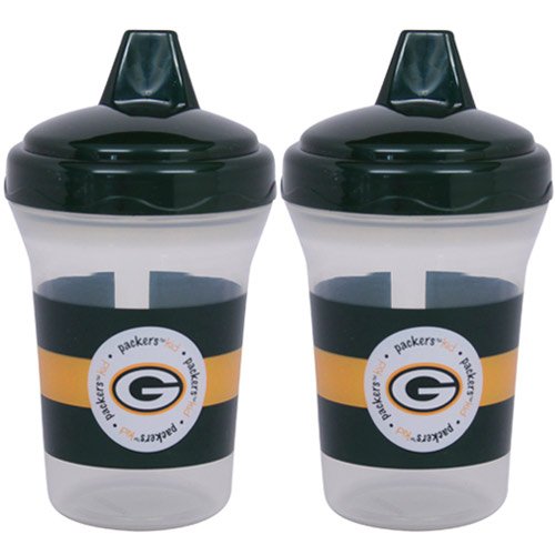 Baby Fanatic NFL Green Bay Packers Baby Fanatic 2-Pack Sippy Cups