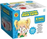 Brighter Child Early Learning Flash Cards: Alphabet, Colors and Shapes, First Words, Numbers, Phonics, Sight Words