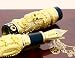 Deluxe Classical Chinese Dragons Playing with the Pearl Carved 3D Fountain Pen Black with Push in Style Ink Converter Removable Golden Style