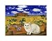 russian blue - White Blue Russian In Front Of Ayers Roc by Isy Ochoa. Art Print Poster 20 inches width by 15.75 inches height. Highest Quality Art Poster Print