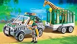 Playmobil 4855 Zoo Vehicle with Giraffe & Trailer