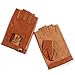 May&Maya Women's Cut Out Hole Fingerless Leather Gloves
