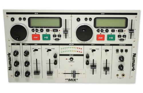 Brand New Numark Cdmix2 Professional Dj Dual Cd Player with Mixer Station