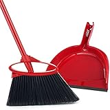 O-Cedar Angler Angle Broom with Dust Pan