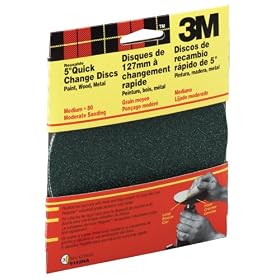 3M 9142W 5-Inch Medium Grit Quick Change Sanding Disc by 3M