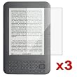 Skque Premium LCD Screen Protector Cover for Amazon Kindle 2 (Fits 6" Display Latest Generation Kindle) (3 Pack)