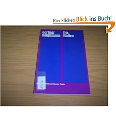 Die Ratten. (8766 185). Berliner Tragikom�die. ( Ullstein Theater Texte).