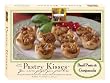 The Perfect Bite Co  Pastry Kisses- Basil Pesto Gorgonzola, 12 Count Tray, 8-Ounce Box (Pack of 4)
