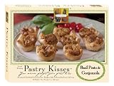 The Perfect Bite Co  Pastry Kisses- Basil Pesto Gorgonzola, 12 Count Tray, 8-Ounce Box (Pack of 4)