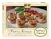 The Perfect Bite Co  Pastry Kisses- Basil Pesto Gorgonzola, 12 Count Tray, 8-Ounce Box (Pack of 4)