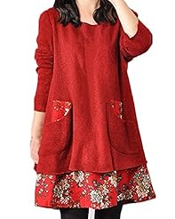 Maternity Cocktail Dots Print Long Sleeves Prom Dress/Party Dress 