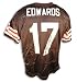 Braylon Edwards Autographed/Hand Signed Brown Custom Jersey