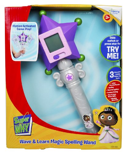 Learning Curve Brands Super Why - Wave and Learn Magic Spelling Wand