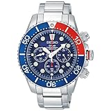 Seiko Men's SSC019 Solar Diver Chronogra...