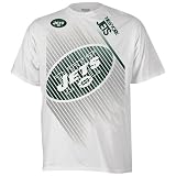 New York Jets Lined Up T-Shirt - White (Medium)