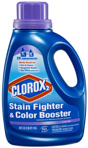 Clorox 2 Liquid Lavender Concentrated, 66-Fluid Ounce Bottles (Pack of 4) On Sale