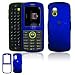 Samsung Gravity T459 Cell Phone Dark Blue Rubber Feel Protective Case Faceplate Cover