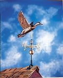 Polished Copper Duck Weathervane
