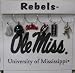 Ole Miss Rebels&trade; Set of 6 Football Wine Glass Charms