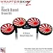 Rising Sun Red Skin by WraptorSkinz fits Rock Band Drum Set for Nintendo Wii, XBOX 360, PS2 & PS3 (DRUMS NOT INCLUDED)