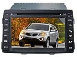 Kia Sorento ab 2010 OEM Einbau Touchscreen Autoradio DVD Player MP3 MPE4 USB SD 3D Navigation GPS TV iPod USB MPEG2 Bluetooth Freisprecheinrichtung