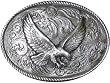 Men's EAGLE Punk Rock Metal Belt Buckle
