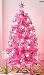 32" PINK CHRISTMAS TREE PRE LIT LIGHTED + ORNAMENTS
