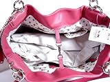 NEW AUTHENTIC COACH PEYTON LEATHER BUSINESS/SHOPPING TOTE (Peony/Silver)