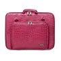 CaseCrown Durable Double Memory Foam Thin Case for Apple MacBook Pro MB604LL/A 17-Inch Laptop (Alligator Hot Pink)