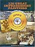 120 Great Impressionist Paintings CD-ROM and Book (Full-Color Electronic Design Series)