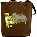 Canvas Tote Bag Brown  My Best Friend Is A Greater Swiss Mountain Dog  Dog
