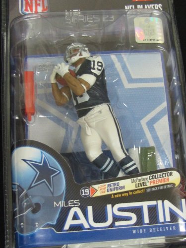 Collector Level Chase Variant Throwback uniform MILES AUSTIN Dallas Cowboys NFL 23 Figure by McFarlane Toys (only 250 produced)