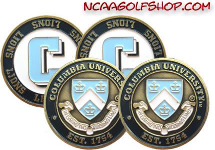 Columbia Lions Golf Ball Markers