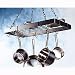 KD Rectangle, All Metal - Hammered Steel, Chrome