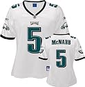 Donovan McNabb White Reebok Replica Philadelphia Eagles Women's Jersey