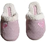 Roxy Teenie Wahine Snuggles Suede Slippers Young Child Sizes 5, 6