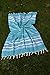 Dandelion - Basic Pattern - 100% Naturally-Dyed Cotton Turkish Towel Peshtemal - 71x39 Inches - Miami Blue