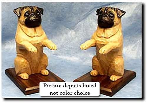 Pug Bookends BLACK