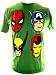 Search : Marvel Comics Mens T-Shirt - Minty Green Faces (Spider-Man, Wolverine)