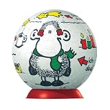Ravensburger - 110483 Puzzleball 240 Teile - Sheepworld - Ohne dich ist Weihnachten doof